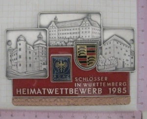 ADAC WÜRTTEMBERG / HEIMATWETTBEWERB 1985 ............. Auto Plakette (036) - Bild 1 von 2