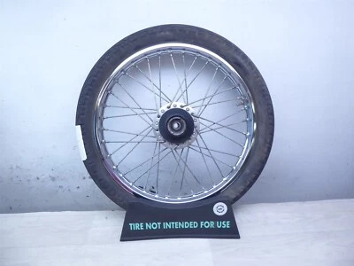 1976 Suzuki GT250 S574-1) chrome front wheel rim 18in - Image 1 of 4