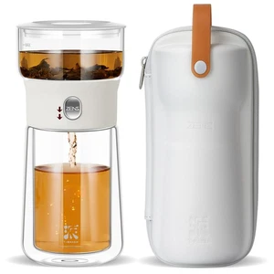Modern Tea Pot, Glass Teapot with Infusers for Loose Tea Diffusers with One T... - Bild 1 von 9