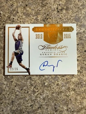 2015-16 Flawless Goran Dragic On Card Auto #’d 22/25 - Image 1 of 2