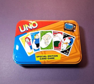 SpongeBob SquarePants Uno Special Edition Card Game Complete In Tin 2004 - Image 1 of 4