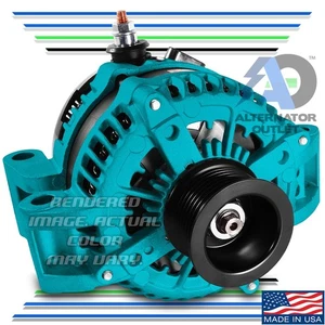 Mechman 370 Amp Billet Alternator for Ford SD 1999 - 2007 6.0L 7.3L Diesel - Picture 1 of 5
