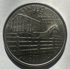 Rare Rotation Error 2001 P Kentucky Washington Quarter Collector Coin Mint Error - Picture 1 of 4