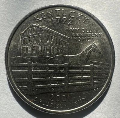 Rare Rotation Error 2001 P Kentucky Washington Quarter Collector Coin Mint Error - Image 1 of 4