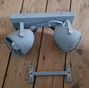 Deckenlampe / Deckenlechte / Lampe *2 flutig *Metall *Betonoptik *grau - Bild 1 von 6