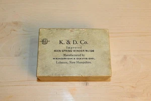 Vintage K&D No.128 Improved Mainspring Winder ~ Uhrmacherwerkzeug ~ um 1911 - Bild 1 von 6