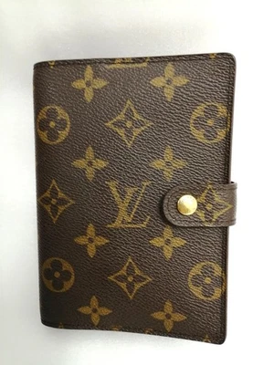 Louis Vuitton Authentic 14.5 cm Notebook Cover Monogram Agenda PM Made in France - Image 1 of 4