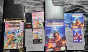 Wizards & Warriors 1 and Iron Sword Wizards & Warriors 2 CIB for Nintendo NES 