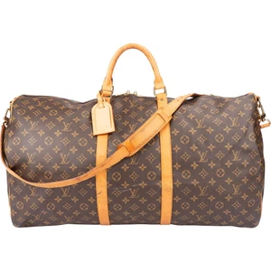 Louis Vuitton Canvas Monogram Keepall 60 Bandouliere Weekender Reisetasche - Bild 1 von 9