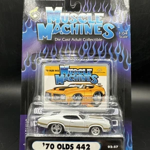 Funline Muscle Machines 1970 OLDSMOBILE 442 1:64 Diecast - 02-51 - Picture 1 of 7