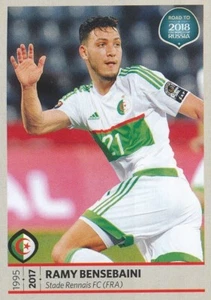 451 RAMY BENSEBAINI ALGERIEN STICKER ROAD TO RUSSIA WORLD CUP 2018 PANINI - Bild 1 von 2