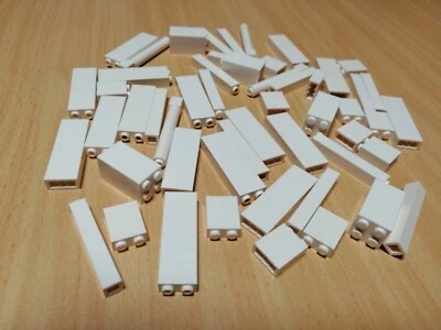 LEGO 50 Stück Säulensteine Paneele Wandsteine weiß / Konvolut Sammlung - Bild 1 von 4