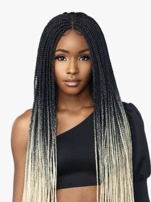 SENSATIONNEL CLOUD 9 4X4 SWISS LACE PARTING WIG - BOX BRAID 50" - Image 1 of 4
