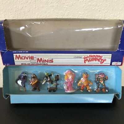 Conjunto de minis de películas de colección 1988 de los Muppets figuras fundidas a presión de metal estatuillas Jim Henson Foto 1 de 4