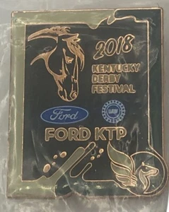 2018 Kentucky Derby Festival Ford KTP Pagasus Pin Kupfer Emaille Sammlerstück - Bild 1 von 2