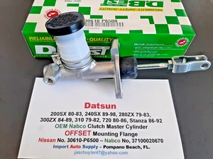 Nabco OEM Clutch Master Cylinder Fits Datsun 200SX,240SX, 280ZX, 300ZX, 720, 310 - Picture 1 of 6