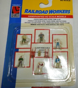 Life-Like Trains HO Scale Model Railroad Workers No. 1130 - Picture 1 of 3