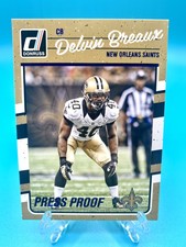 2016 Donruss Press Proof Blue Delvin Breaux #195 RC New Orleans Saints