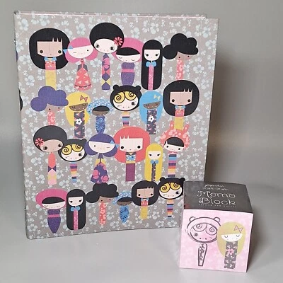 Carpeta de 3 anillas Kishi-Kishi PAPERCHASE Harajuku niñas bloque de notas escuela japonesa Foto 1 de 4