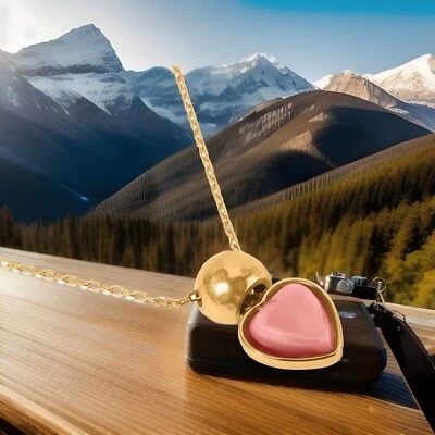 Брайтон любящее сердце ожерелье список $98 JM7326 новый с Ярлыками немецкий лунный камень - Изображение 1 из 4