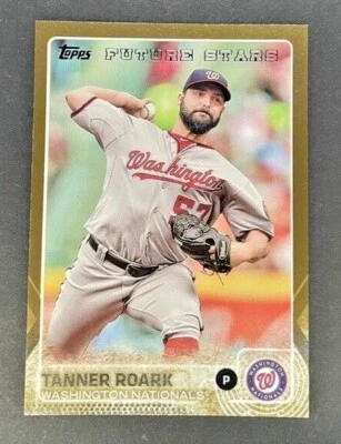 2015 Topps - Tanner Roark #30 Washington Nationals - GOLD /2015 - Image 1 of 2