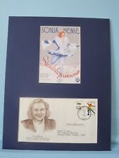 Sonja Henie - 1932  Olympic Gold Medalist & Commemorative Cover