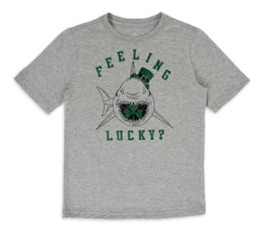 ¿SIENTES SUERTE? CAMISETA GRÁFICA MANGA CORTA DÍA DE SAN PATRICIO TALLA XL 14-16 NUEVA☘� Foto 1 de 4