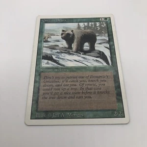 Magic The Gathering Grizzly Bears Revised Edition Creature Common - Picture 1 of 10