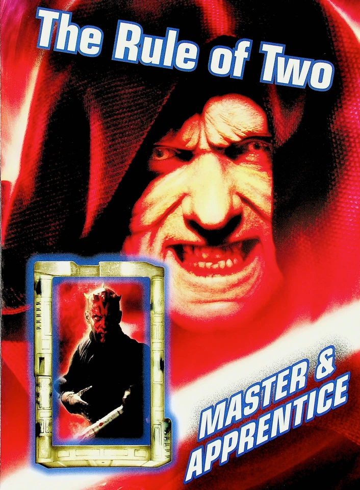 帕尔帕廷·达斯·摩尔 两个大师和学徒的规则 - 星球大战海报 8x11 — 第 1/1 张图片