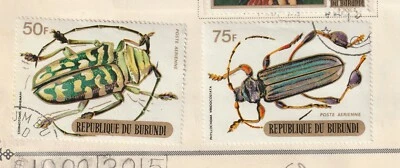 Burundi Lot 10 - Airmail: (Stamp Details below) 2022 Scott Catalog Value $46.50 - Image 1 of 4