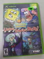 SpongeBob SquarePants: Lights, Camera, Pants (Microsoft Xbox) Complete Tested