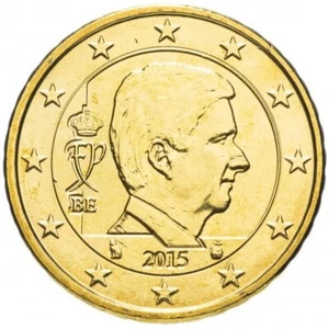BELGIO 2015 10 CENTESIMI EURO EFFIGIE RE FILIPPO FDC- UNC FROM ROLLS - Foto 1 di 2