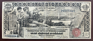 1896 US $1 Silver Certificate Educational Note FR-225 - Attractive & Affordable