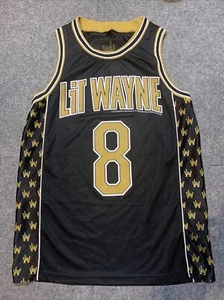 Camiseta deportiva de baloncesto Lil Wayne Carter Tour #8 YMCMB talla pequeña - Imagen 1 de 5