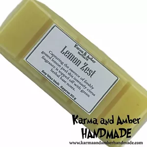 -Lemon Zest- Snap Bar Wax Melts, Highly Scented, Soy Wax - Picture 1 of 2