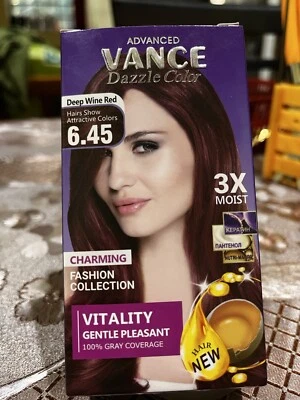 Charming Fashion Collection hair color ( wine red ) 100% gray coverage - Image 1 of 4