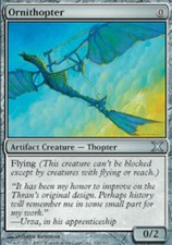 10th Edition Ornithopter - Foil x1 Moderate Play, English Magic Mtg M:tG