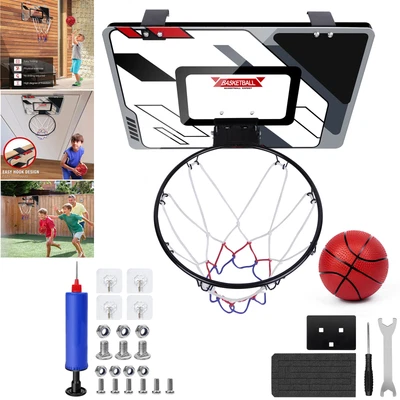 Mini Basketballkorb zum Einhängen Mini Basketball Indoor Entertainment Kinder - Bild 1 von 4