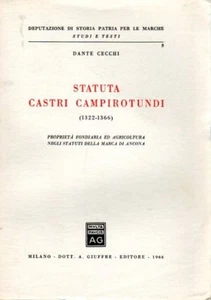 STATUA CASTRI CAMPIROTUNDI (1322-1366) DANTE CECCHI GIUFFRE' 1966 (XA418) - Picture 1 of 1