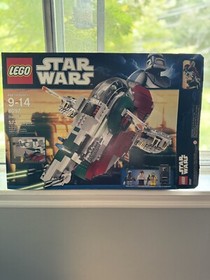 2012 SLAVE I Star Wars Original BOX ONLY LEGO 8097 -  RETIRED Very Good
