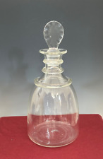 Royal Leerdam Williamsburg Glass Applied Ring Decanter #60420