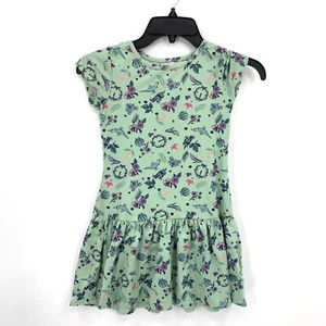 Disney Princess Light Green Drop Waist Dress Jasmine Cinderella Belle Sz S 6 - Picture 1 of 4