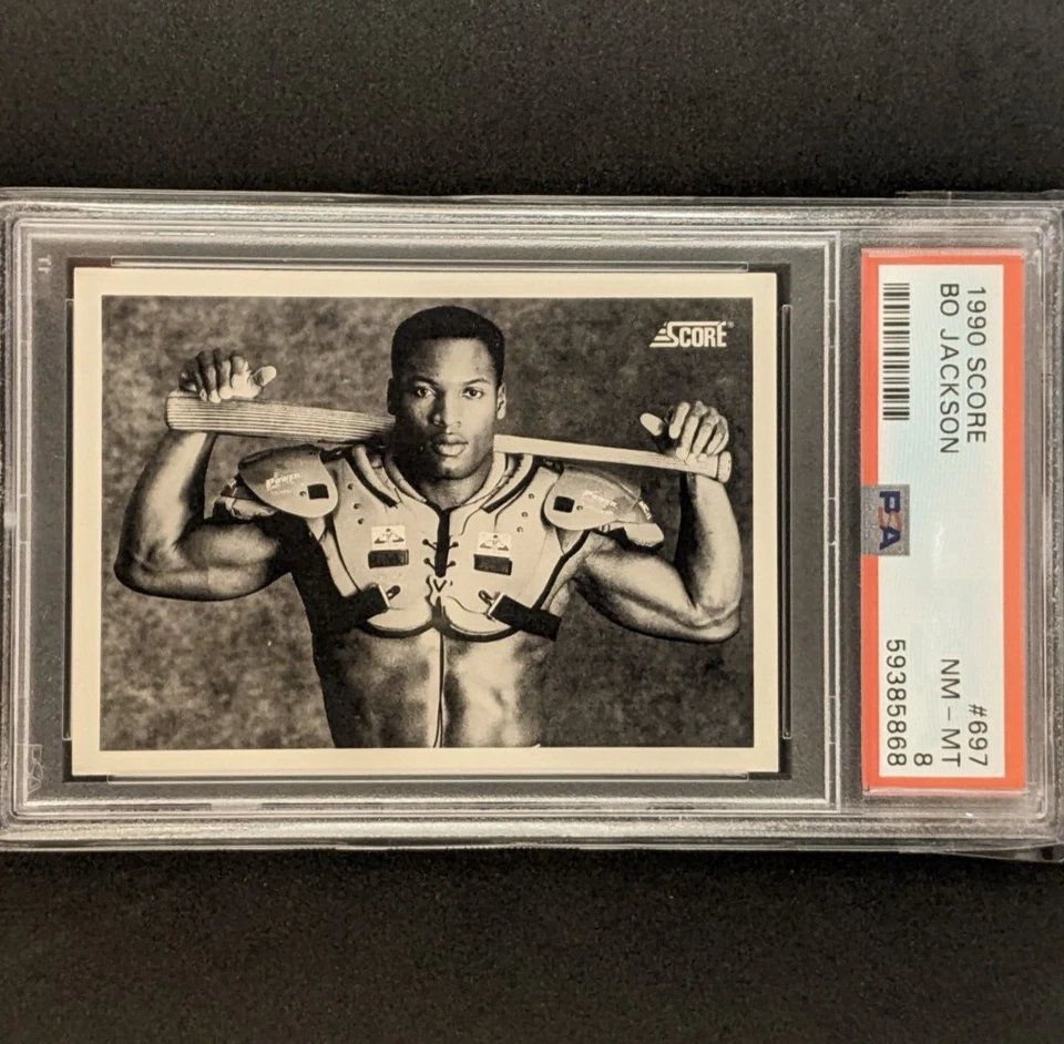 1990 Score BO Jackson Iconic Nike Poster BO Knows SAVE Invest Quantity PSA 8 - Image 1 of 1