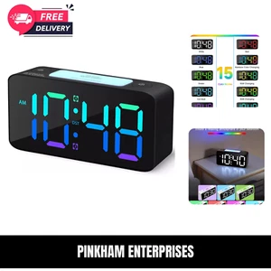 Super Extremely Extra Loud Alarm Clock for Very Heavy Sleeper Battery Backup NEW - Picture 1 of 8