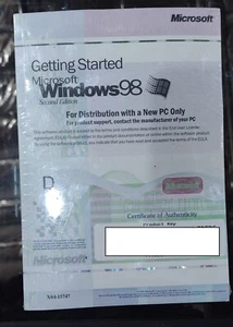 CD originale Windows 98 seconda edizione | mai aperto | non attivato - Foto 1 di 3