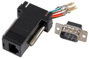 Série Port Adaptateur,DB9 MALE-RJ45 Femelle,Inter-Série Adaptateur Pour PRO - Photo 1/1