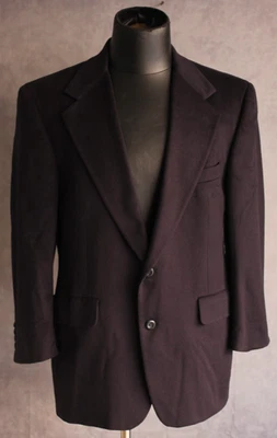 Casaco Blazer Masculino Nordstrom Classic Loro Piana Tamanho 42S 100% Cashmere Azul Marinho - Imagem 1 de 4