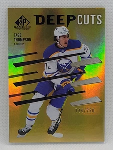 2023-24 SP Game Used Tage Thompson Deep Cuts #ed 044/250 Sabres - Picture 1 of 2