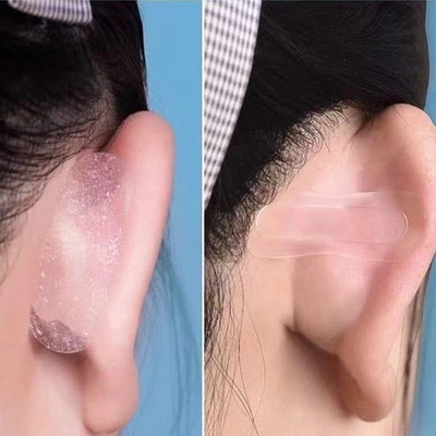 Pegatinas invisibles para orejas 18 piezas hueso de dragón elfo orejas pegatina corrección orejas Foto 1 de 4