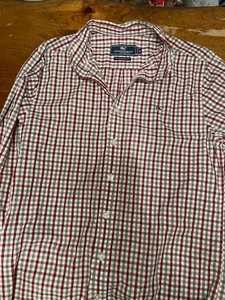 Vineyard Vines Herrenhemd mittelblau kariert Knopfleiste neu ohne Etikett Slim Fit Walhemd - Bild 1 von 3
